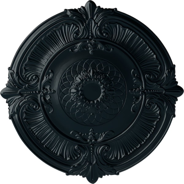 Ekena Millwork Attica Ceiling Medallion (Fits Canopies up to 3 3/4"), Hand-Painted Night Shade, 39 1/2"OD x 2 1/2"P CM39ATNSF - main